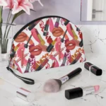 Lips, Lipsticks, and Lip Pencils Design - Woman Makeup Bag - Jaylorna