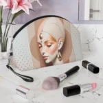Abstract Girl Face Design - Woman Makeup Bag - Jaylorna