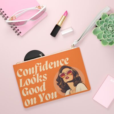 Confidence Looks Good on You Design - Feminine Purse Clutch Bag - Jaylorna