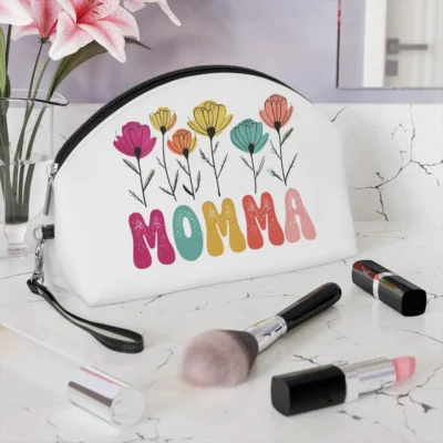 Colorful Floral Mom Design - Woman Makeup Bag - Jaylorna