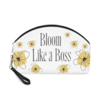 Bloom Like a Boss Design - Woman Makeup Bag - Jaylorna