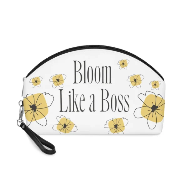 Bloom Like a Boss Design - Woman Makeup Bag - Jaylorna