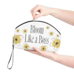 Bloom Like a Boss Design - Woman Makeup Bag - Jaylorna