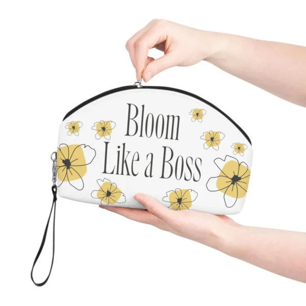 Bloom Like a Boss Design - Woman Makeup Bag - Jaylorna