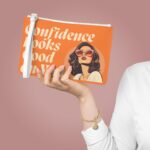 Confidence Looks Good on You Design - Feminine Purse Clutch Bag - Jaylorna