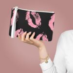 Kiss Print Design - Feminine Purse Clutch Bag - Jaylorna