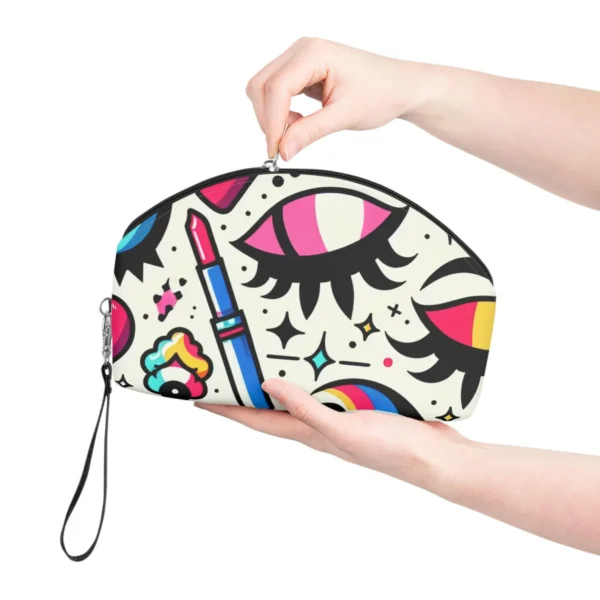 Pop Art Eyes & Lips Design - Woman Makeup Bag - Jaylorna