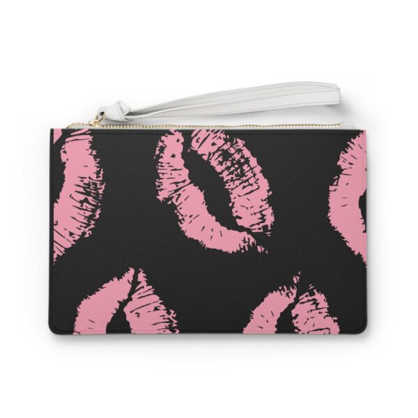 Kiss Print Design - Feminine Purse Clutch Bag - Jaylorna