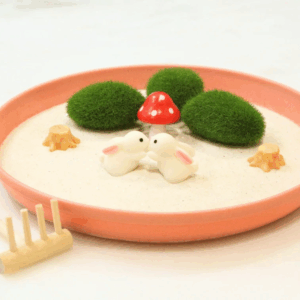 Jaylorna Cute Mini Bunny Rabbit Desk Decor Couples & Graduation Gift - Mini Zen Gardens