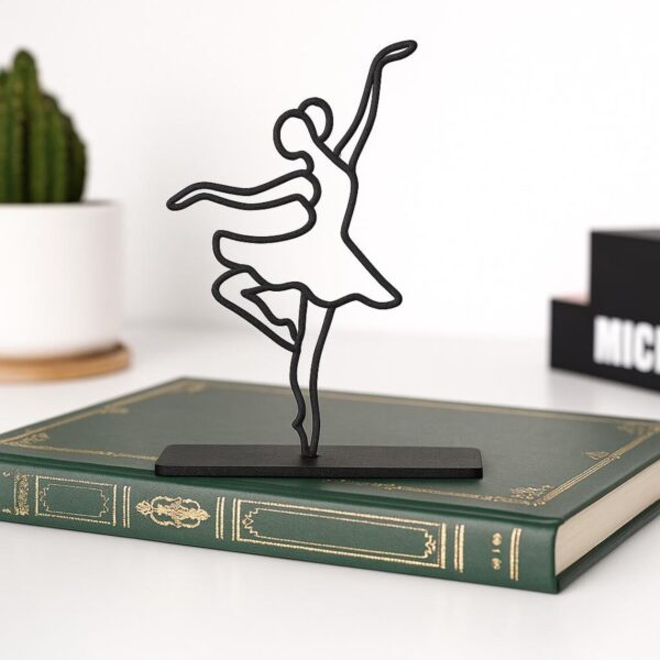Jaylorna 3D Minimalist Dancer Printed On Demand - Customized Line Art Figure - Image 3