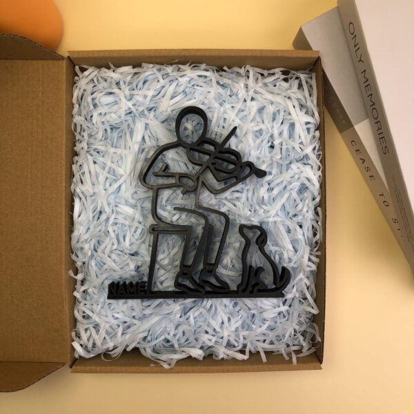 Jaylorna 3D Violinist Printed On Demand - Customized Line Art Figure - Image 4