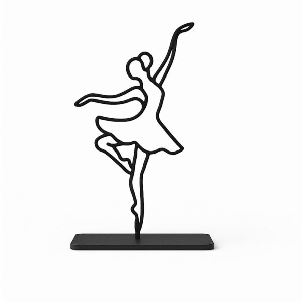 Jaylorna 3D Minimalist Dancer Printed On Demand - Customized Line Art Figure - Image 4